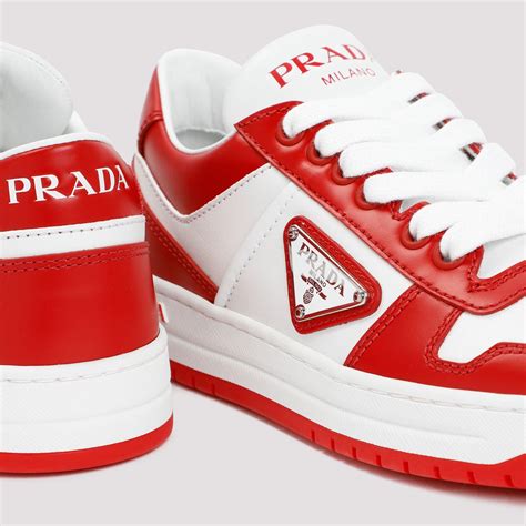 mens red prada sneakers|prada red sole shoes.